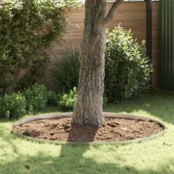 vidaXL Imprejmuire pentru gazon Argintiu 450 x 10 cm Otel inoxidabil GartenMobel Dekor (868016)