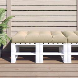 vidaXL Perna pentru paleti, bej, 120x80x12 cm, material textil GartenMobel Dekor (360516)