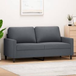 vidaXL Canapea cu 2 locuri, gri închis, 140 cm, catifea GartenMobel Dekor (359200) Canapea