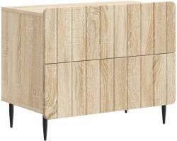 vidaXL Noptiera dormitor stejar Sonoma cu 2 sertare, 62 x 34, 5 x 49, 5 cm (894317)
