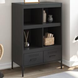 vidaXL Dulap înalt, negru, 68x39x101, 5 cm, otel laminat la rece GartenMobel Dekor (843102) Comoda