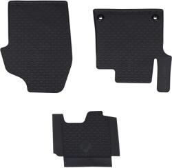 vidaXL Covor pentru masina 3 pcs Negru Cauciuc GartenMobel Dekor (42029106)