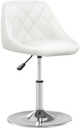 vidaXL Scaun de bar, alb, piele ecologica GartenMobel Dekor (3088655)