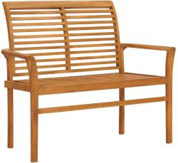 vidaXL Banca de gradina, 112 cm, lemn masiv de tec GartenMobel Dekor (47407)