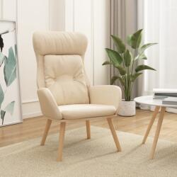 vidaXL Scaun de relaxare, crem, material textil GartenMobel Dekor (341292)