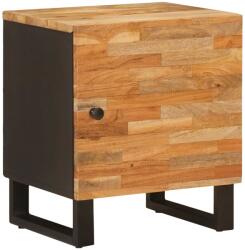 vidaXL Noptiera maro din lemn masiv de mango, 40 x 33 x 46 cm, stil industrial (4018292)
