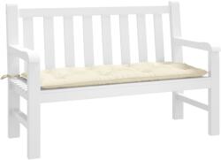 vidaXL Perna banca de gradina, crem, 120x50x7 cm, material oxford GartenMobel Dekor (361585)