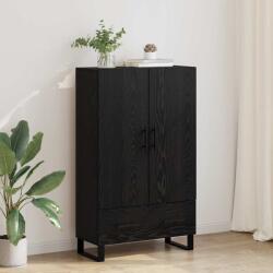 vidaXL Bufet cu sertar Stejar Negru 69, 5 x 30 x 115 cm Lemn compozit GartenMobel Dekor (882498) Comoda