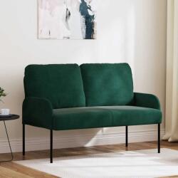 vidaXL Canapele cu perna 110cm Verde închis placaj GartenMobel Dekor (42023457) Canapea