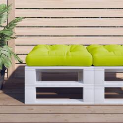 vidaXL Perna de paleti, verde, 60x60x12 cm, material textil GartenMobel Dekor (360458)