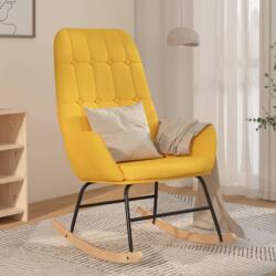vidaXL Scaun balansoar, galben mustar, material textil GartenMobel Dekor (341260) Balansoar