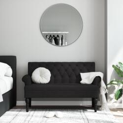 vidaXL Banca cu spatar, negru, 120x62x75, 5 cm, textil GartenMobel Dekor (372122)