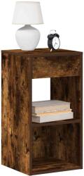 vidaXL Noptiera cu sertar stejar afumat 35x34x66, 5 cm GartenMobel Dekor (858721)