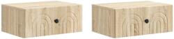 vidaXL Set 2 noptiere suspendate stejar Sonoma, 49 x 34, 5 x 20 cm (898110)
