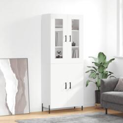 vidaXL Dulap înalt, alb, 69, 5x34x180 cm, lemn compozit GartenMobel Dekor (3198217) Comoda