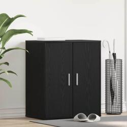 vidaXL Dulap pentru pantofi Stejar Negru 60 x 35 x 70 cm Lemn compozit GartenMobel Dekor (862682) Pantofar