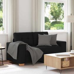 vidaXL Canapea Loveseat Negru 160x77x82 cm Stofa GartenMobel Dekor (4105070) Canapea
