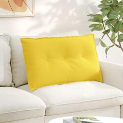 vidaXL Perna pentru spate Galben Deschis 200 x 19 x 50 cm tesatura GartenMobel Dekor (42014710)