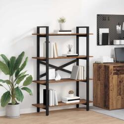 vidaXL Raft pentru carti Lemn Vechi 100 x 33, 5 x 140 cm Lemn compozit GartenMobel Dekor (883944) Biblioteca