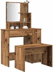 vidaXL Set de masuta de toaleta din lemn vechi Lemn prelucrat GartenMobel Dekor (3329191)