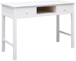 vidaXL Birou de scris, alb, 110 x 45 x 76 cm, lemn GartenMobel Dekor (284157)