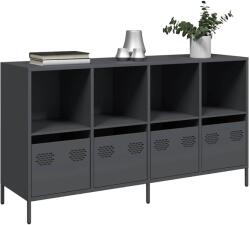 vidaXL Dulap, antracit, 135x39x73, 5 cm, otel laminat la rece GartenMobel Dekor (3307163) Comoda