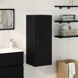 vidaXL Dulap de perete, stejar negru, 34, 5x34x90 cm, lemn stratificat GartenMobel Dekor (862171) Comoda