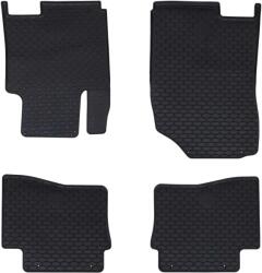 vidaXL Covor pentru masina 4 pcs Negru Cauciuc GartenMobel Dekor (42029115)