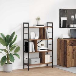 vidaXL Raft pentru carti Lemn Vechi 75 x 30 x 123, 5 cm Lemn compozit GartenMobel Dekor (883968) Biblioteca