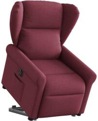 vidaXL Fotoliu electric rabatabil cu ridicare, rosu vin, textil GartenMobel Dekor (3303397)