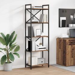 vidaXL Raft pentru carti Lemn Vechi 56 x 34 x 171 cm Lemn compozit GartenMobel Dekor (883866) Biblioteca