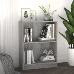 vidaXL Biblioteca, gri sonoma, 60x24x74, 5 cm, lemn prelucrat GartenMobel Dekor (815085) Biblioteca