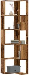 vidaXL Biblioteca 5 niveluri lemn vechi 50x50x179cm lemn prelucrat GartenMobel Dekor (852589) Biblioteca