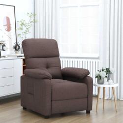 vidaXL Fotoliu rabatabil, maro închis, material textil GartenMobel Dekor (289667)