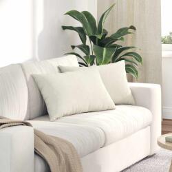 vidaXL Perne pentru canapea 2 pcs Crem 60 x 40 cm GartenMobel Dekor (42013679)