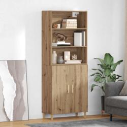 vidaXL Bufet Stejar Artizanal 69, 5 x 32, 5 x 180 cm Lemn compozit GartenMobel Dekor (3415835) Comoda