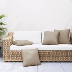 vidaXL Perne de canapea, 4 buc. , taupe, 40x40 cm, textil GartenMobel Dekor (360367)