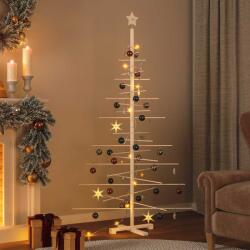 vidaXL Brad de Craciun din lemn decorativ, 180 cm, lemn de pin masiv GartenMobel Dekor (357991)