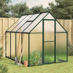 vidaXL Sere cu cadru de baza, verde, 224x169x195 cm, aluminiu GartenMobel Dekor (4005835)
