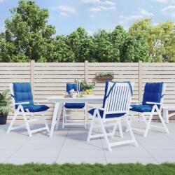 vidaXL Perne scaun spatar mic, 4 buc albastru regal, tesatura Oxford GartenMobel Dekor (377702)