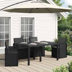 vidaXL Perne pentru sezut si spatar 4 pcs Antracit 47 x 45 x 2 cm GartenMobel Dekor (899978)
