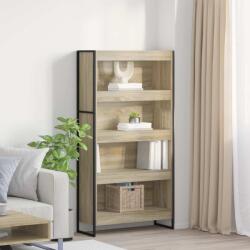 vidaXL Dulap pentru carti 2 pcs Sonoma 80 x 30 x 155 cm Lemn compozit GartenMobel Dekor (3403005) Biblioteca