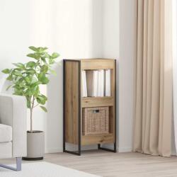 vidaXL Dulap pentru carti Stejar artizanal 80 x 30 x 155 cm GartenMobel Dekor (886365) Biblioteca