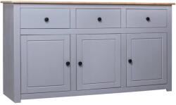 vidaXL Servanta, gri, 135 x 40 x 80 cm, lemn masiv pin, gama Panama GartenMobel Dekor (282704) Comoda