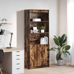 vidaXL Dulap înalt, stejar fumuriu, 70x35x180 cm, lemn prelucrat GartenMobel Dekor (3328475) Comoda