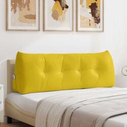 vidaXL Perna pentru spate Galben 140 x 24 x 50 cm Catifea GartenMobel Dekor (42014523)