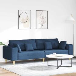 vidaXL Canapea cu perna albastru 250 x 77 x 76 cm tesatura GartenMobel Dekor (3335150) Canapea