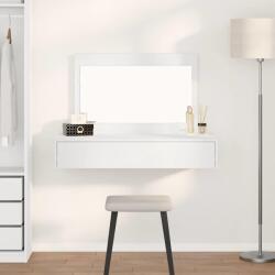 vidaXL Masa de Machiaj cu sertar Alb 100 x 40 x 70 cm Lemn compozit GartenMobel Dekor (865208)