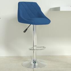 vidaXL Scaun de bar, albastru, catifea GartenMobel Dekor (335298)
