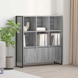 vidaXL Dulap pentru carti 2 pcs Gri Sonoma 99, 5 x 30 x 108 cm GartenMobel Dekor (3403025) Biblioteca